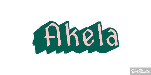 Akela Text effect