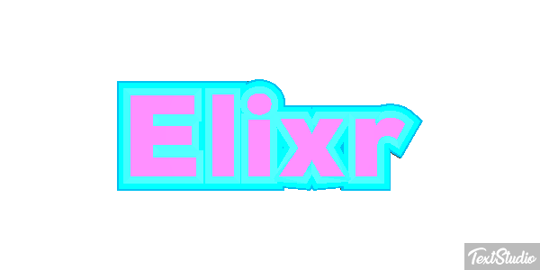 Elixr Efecto de texto