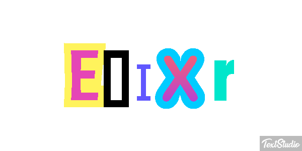 Elixr Efecto de texto