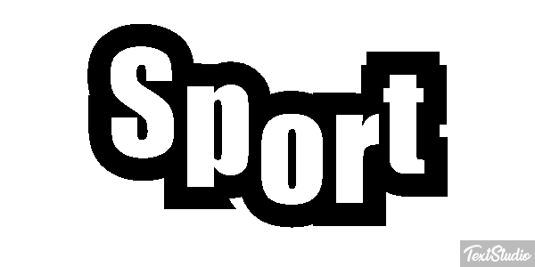 Sport Texteffekt