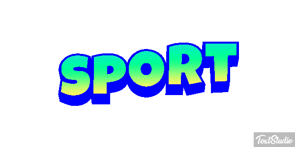 Sport Texteffekt