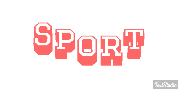 Sport Texteffekt