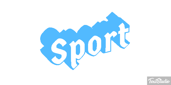 Sport Texteffekt