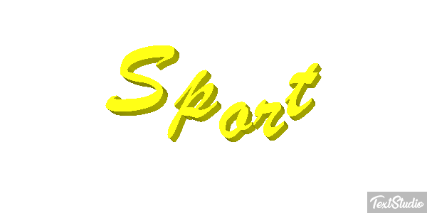 Sport Texteffekt
