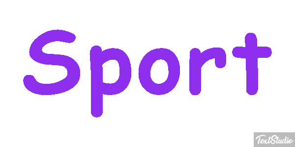 Sport Texteffekt