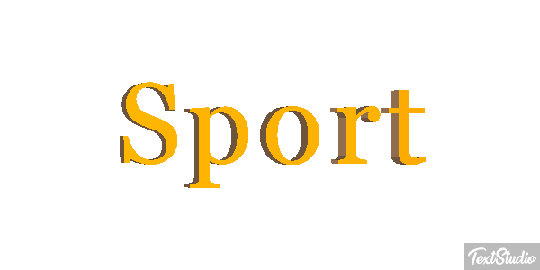 Sport Texteffekt