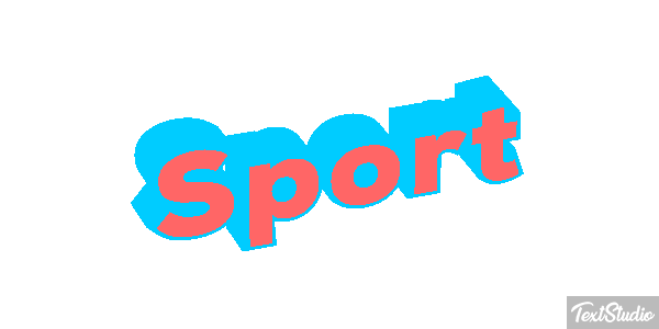 Sport Texteffekt