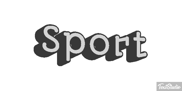 Sport Texteffekt