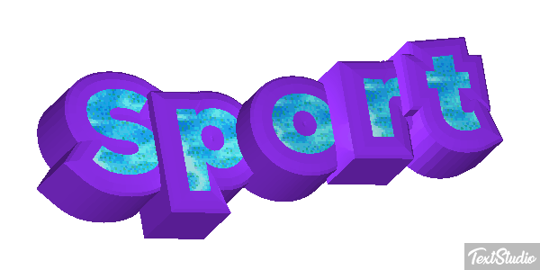 Sport Texteffekt