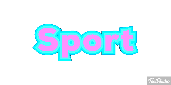 Sport Texteffekt