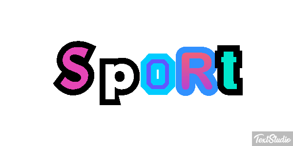 Sport Texteffekt