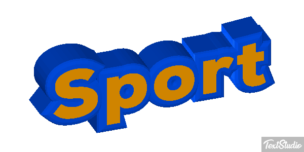 Sport Texteffekt