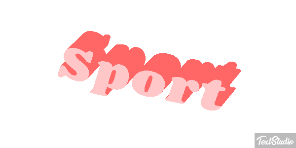Sport Texteffekt