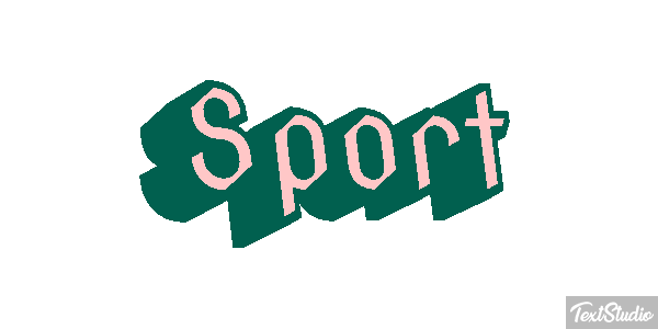 Sport Texteffekt