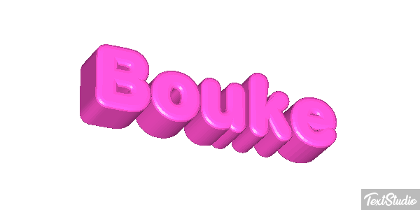 Bouke Tekst effect