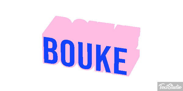 Bouke Tekst effect