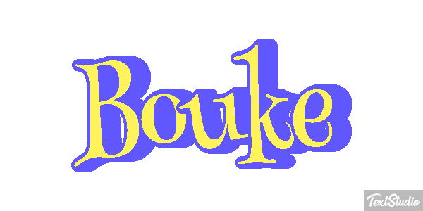 Bouke Tekst effect