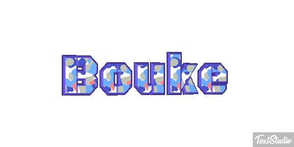 Bouke Tekst effect