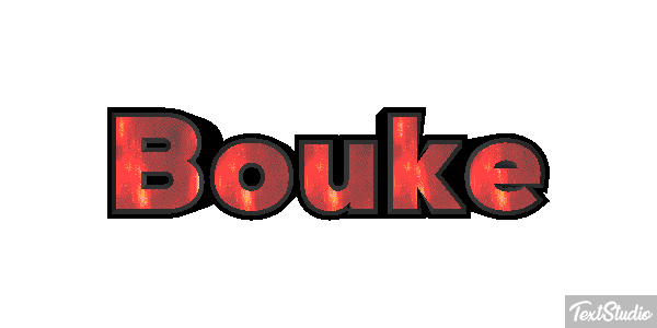 Bouke Tekst effect