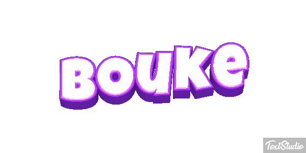 Bouke Tekst effect