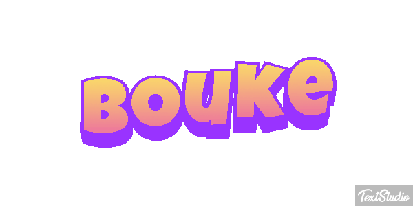 Bouke Tekst effect