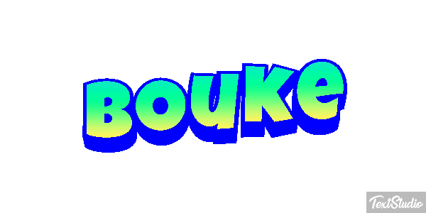 Bouke Tekst effect