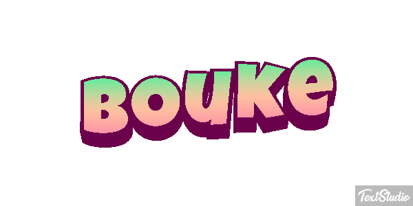 Bouke Tekst effect