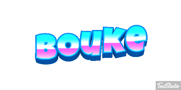 Bouke Tekst effect