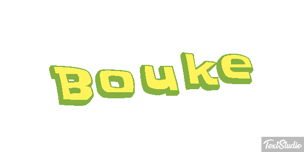 Bouke Tekst effect