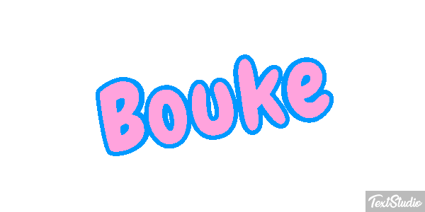 Bouke Tekst effect