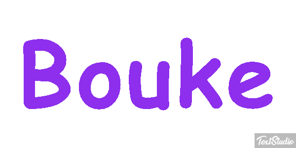 Bouke Tekst effect