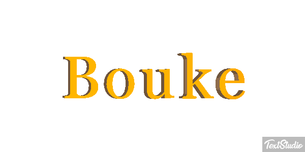 Bouke Tekst effect
