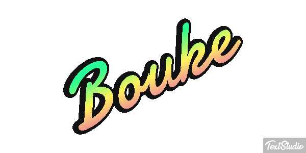Bouke Tekst effect
