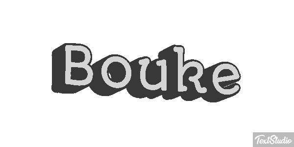 Bouke Tekst effect
