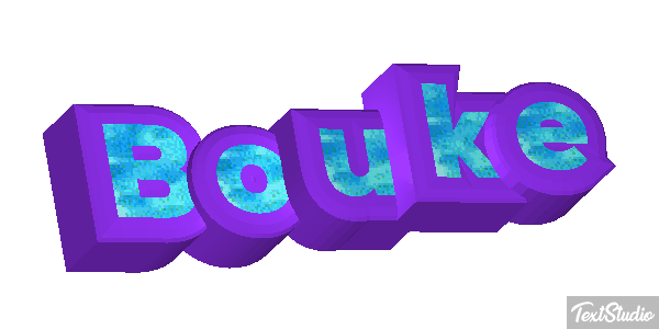 Bouke Tekst effect