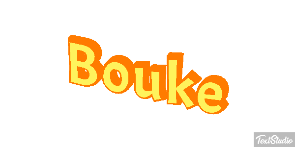 Bouke Tekst effect