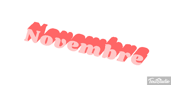 Novembre Effet de texte