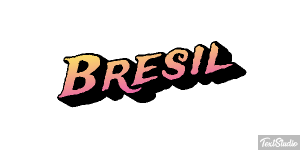 Brésil Efecto de texto