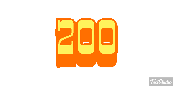 200 Effet de texte