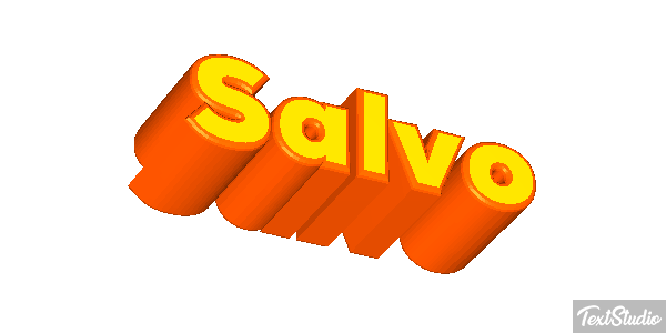Salvo Effetto testo