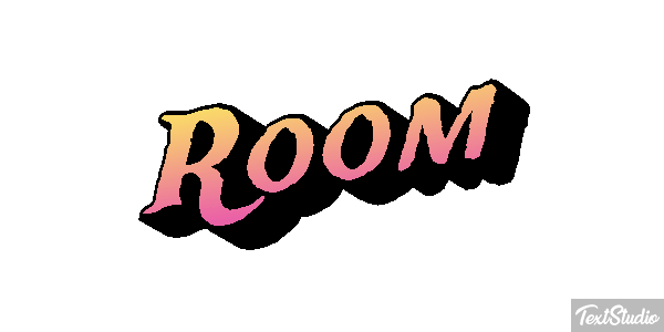 Room Tekst effect
