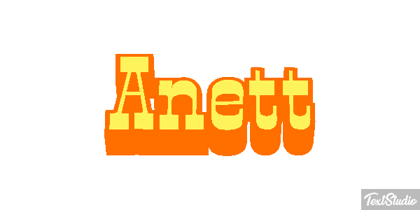 Anett Text effect