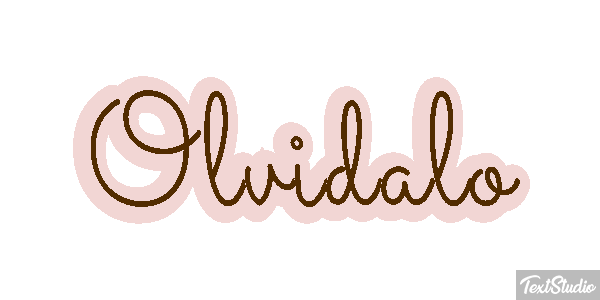 Olvídalo Efecto de texto