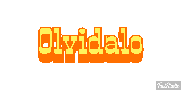 Olvídalo Efecto de texto
