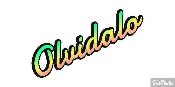 Olvídalo Efecto de texto