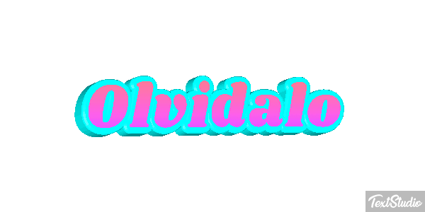 Olvídalo Efecto de texto
