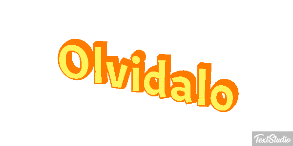 Olvídalo Efecto de texto