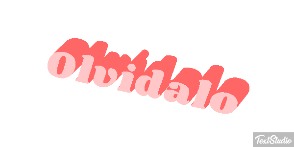 Olvídalo Efecto de texto