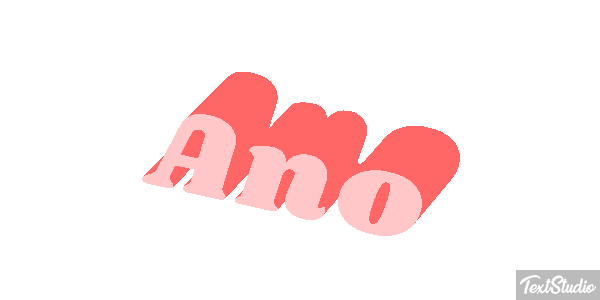 Ano Efecto de texto