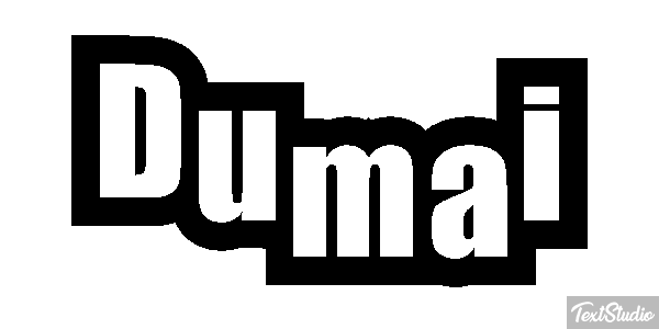Dumai テキスト効果